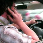 Talking in mobile phone while driving