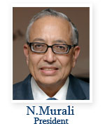 N.Murali, president of Music Academy