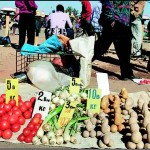 Prices of vegetables quoted in billions of Zimbabwe dollars